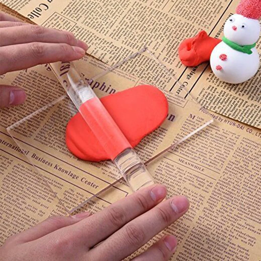 Solid acrylic clay stick
