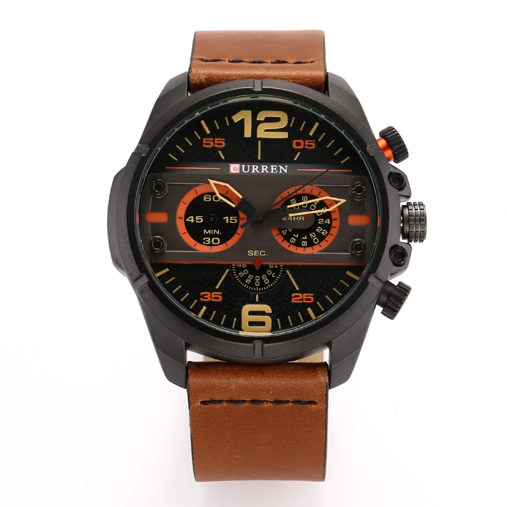 Table M8259 Aerospace military military CURREN Kuran the black belt waterproof MENS WATCH QUARTZ WATCH