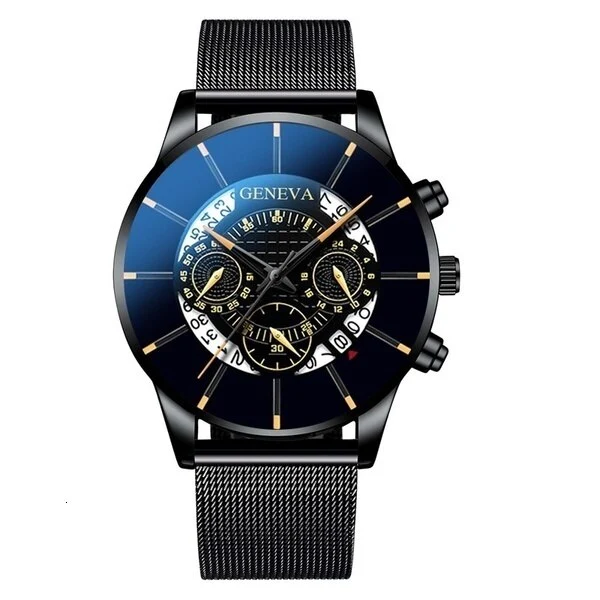 Three eyes with calendar men watch