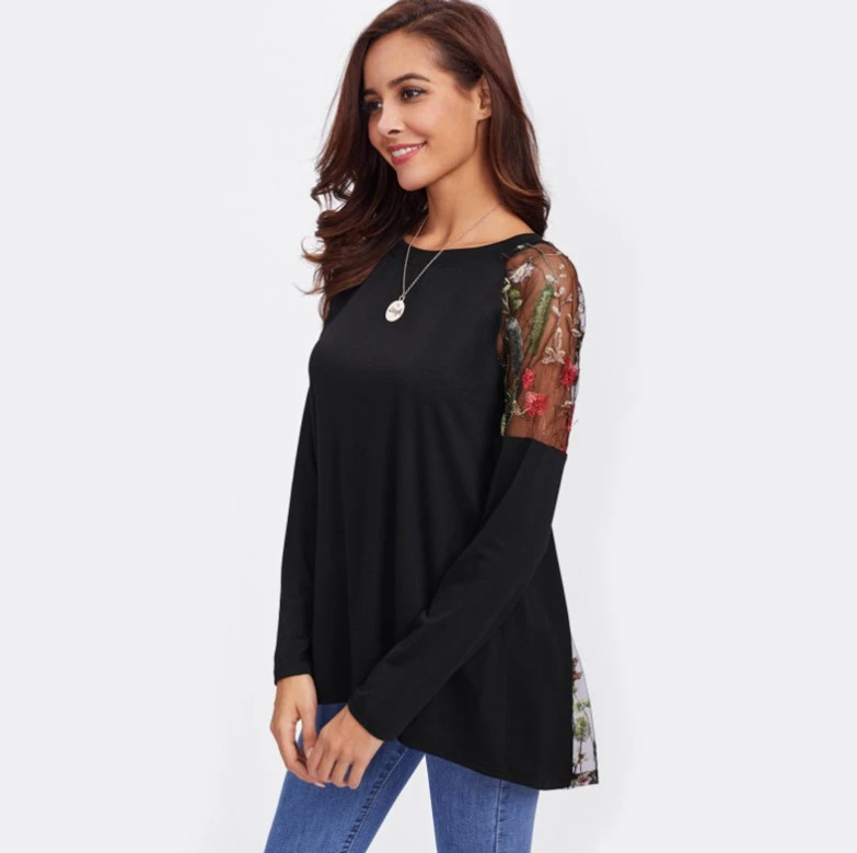 Black Knot Raglan Sleeve T shirt Women