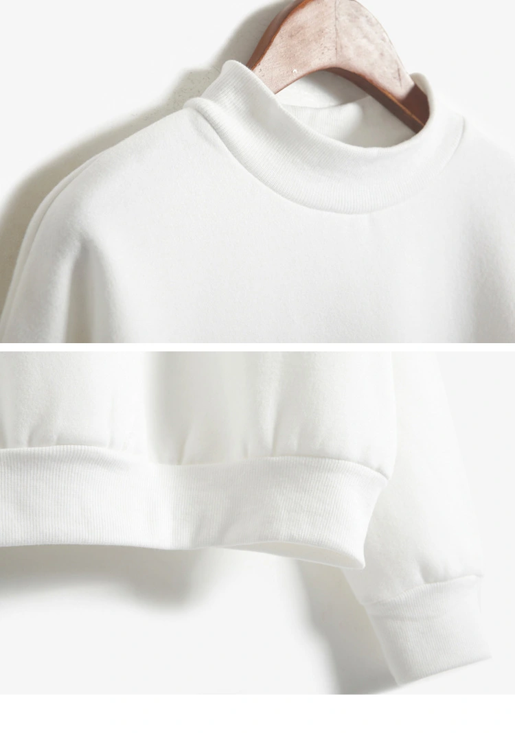Women's printed round neck sweater