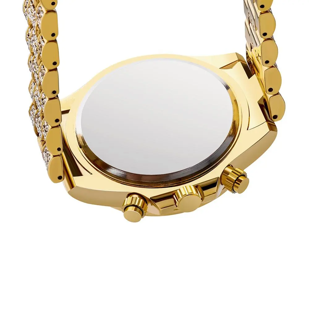 Multi-dial hip-hop watch