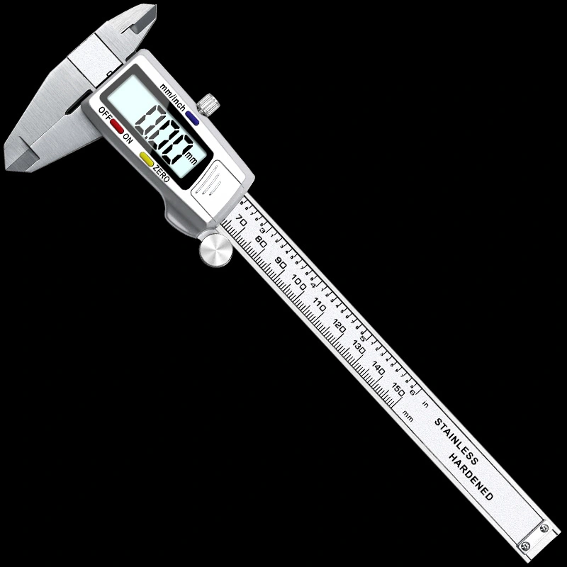 Stainless steel caliper with gauge