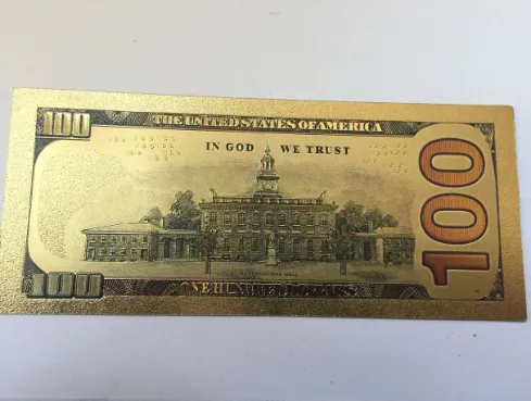 New Commemorative Coin Double-sided Color Printing Gold Foil Coin Commemorative Coin