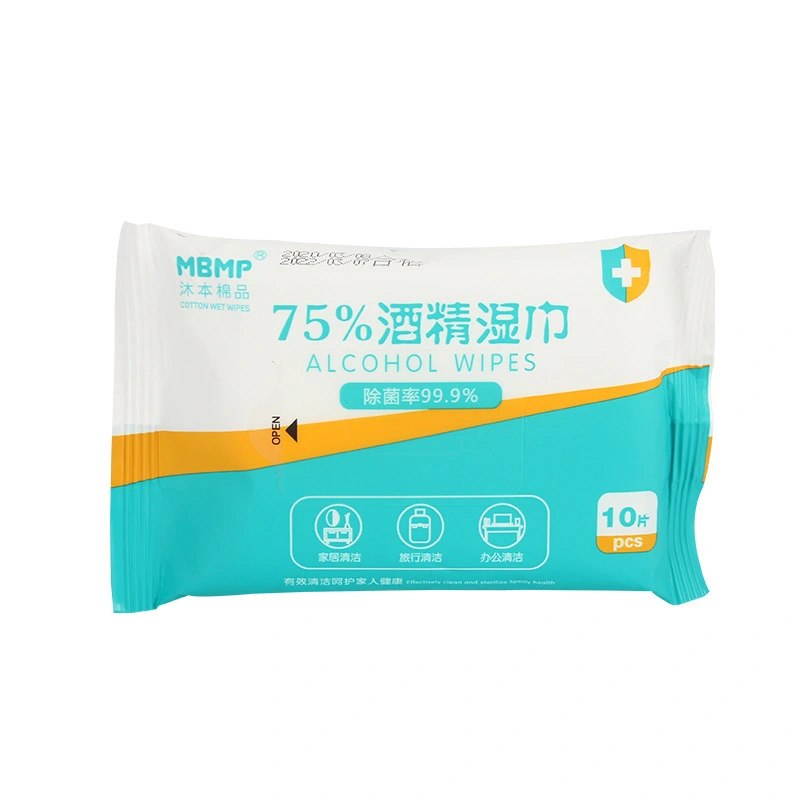 Ethanol alcohol sterilization wet wipes