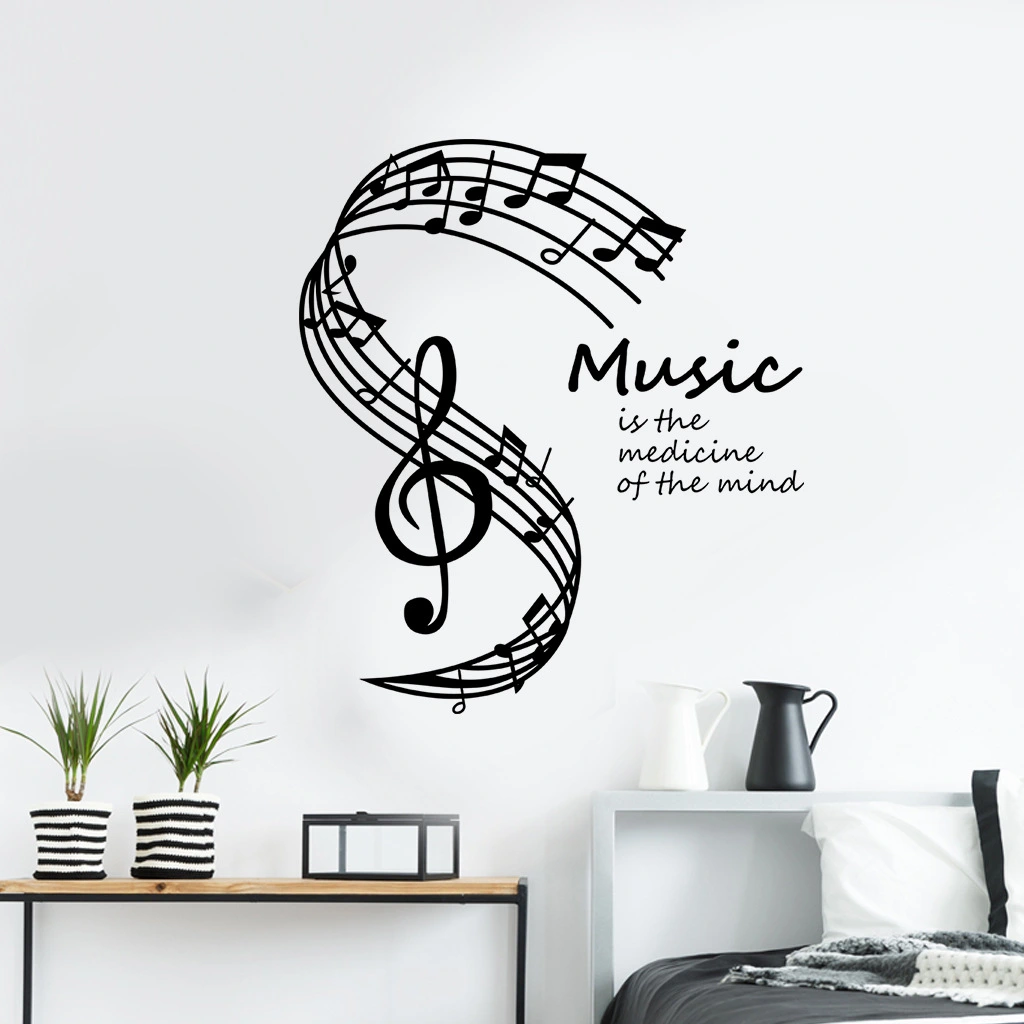 Exclusively for beautiful musical note wall stickers