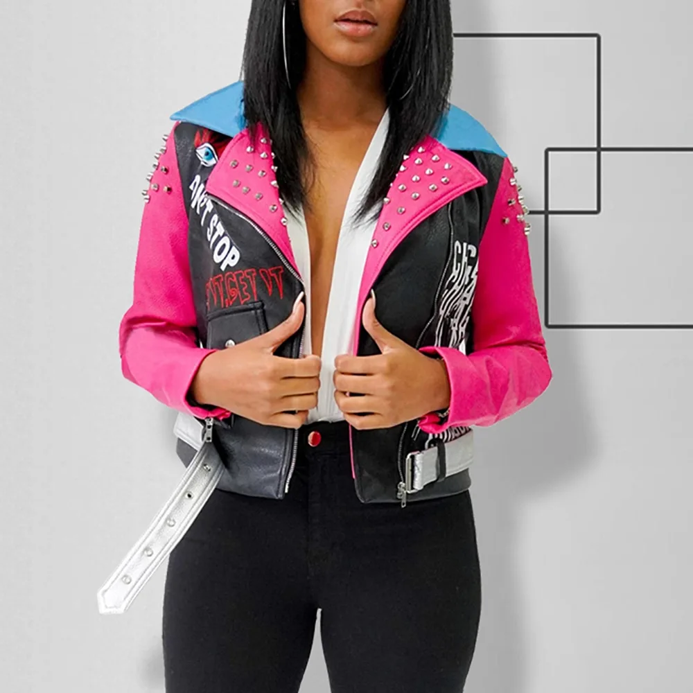 PU fashion jacket