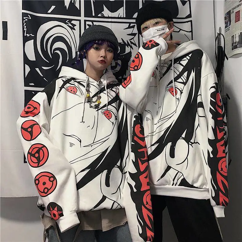 Cartoon character print plus velvet sweatshirt
