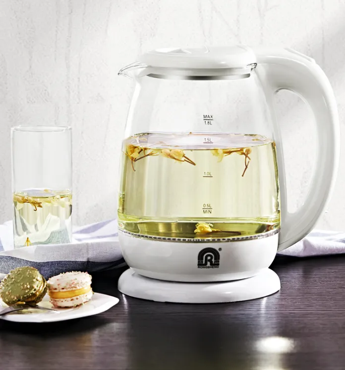 Automatic power off household glass kettle