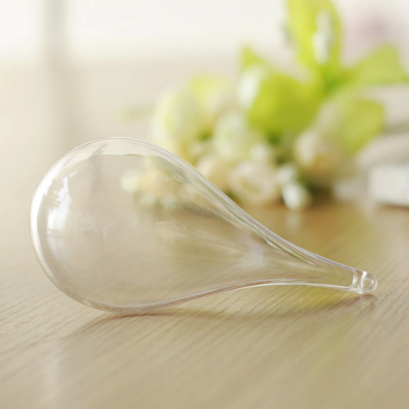 High transparent plastic ball hollow water drop ball