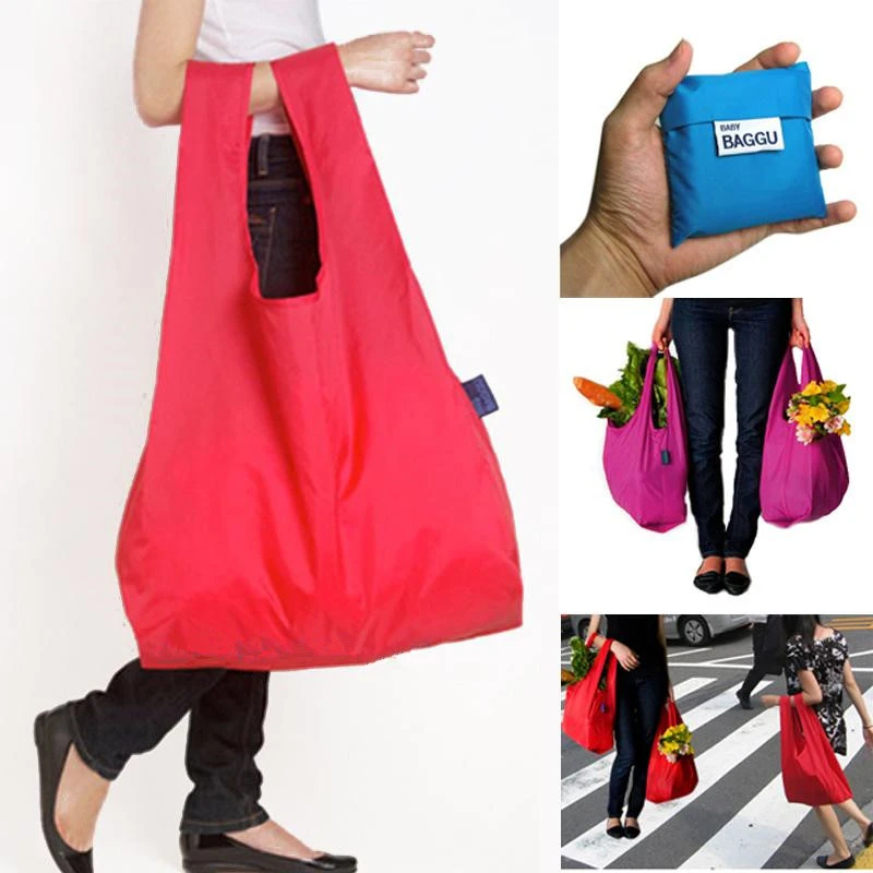 Polyester folding shopping bag