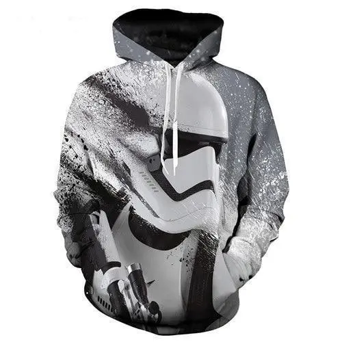 Star Wars printing Europe and America hooded couple sweater