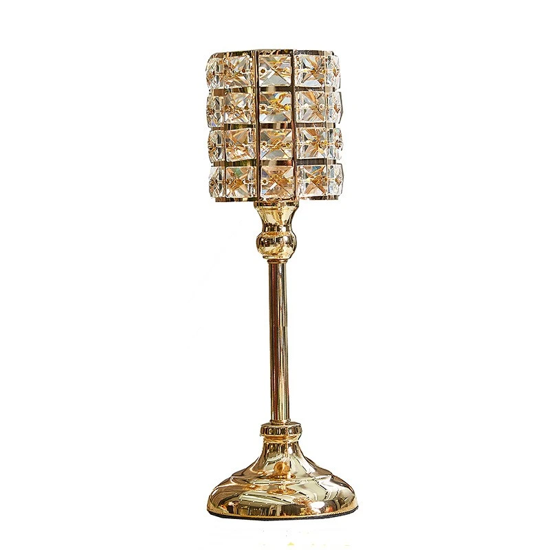 Candlelight dinner golden candle candle decoration