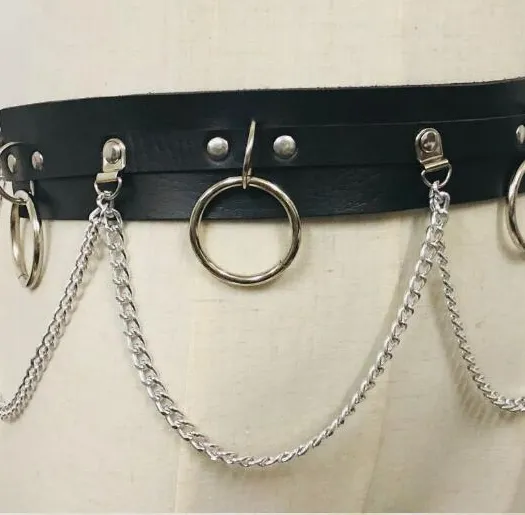 Wild chain decorative belt