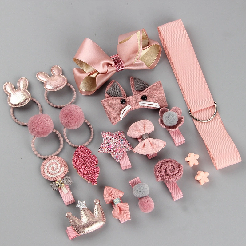 18-Piece Set Of Cute Little Girl Hairpin Children Hair Accessories