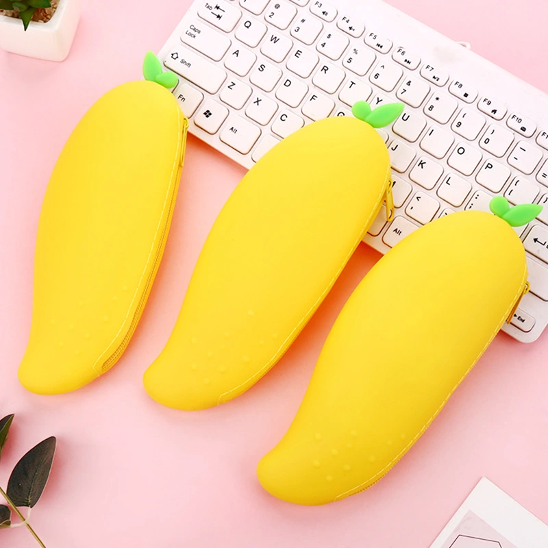 Vegetable silicone pencil case