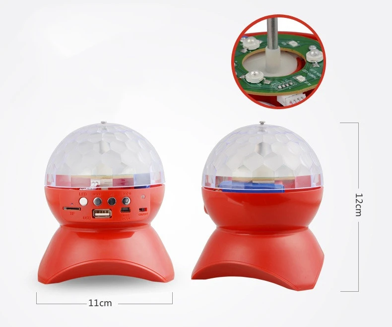 Colorful Trendy Rotary Card Wireless Bluetooth Small Speaker
