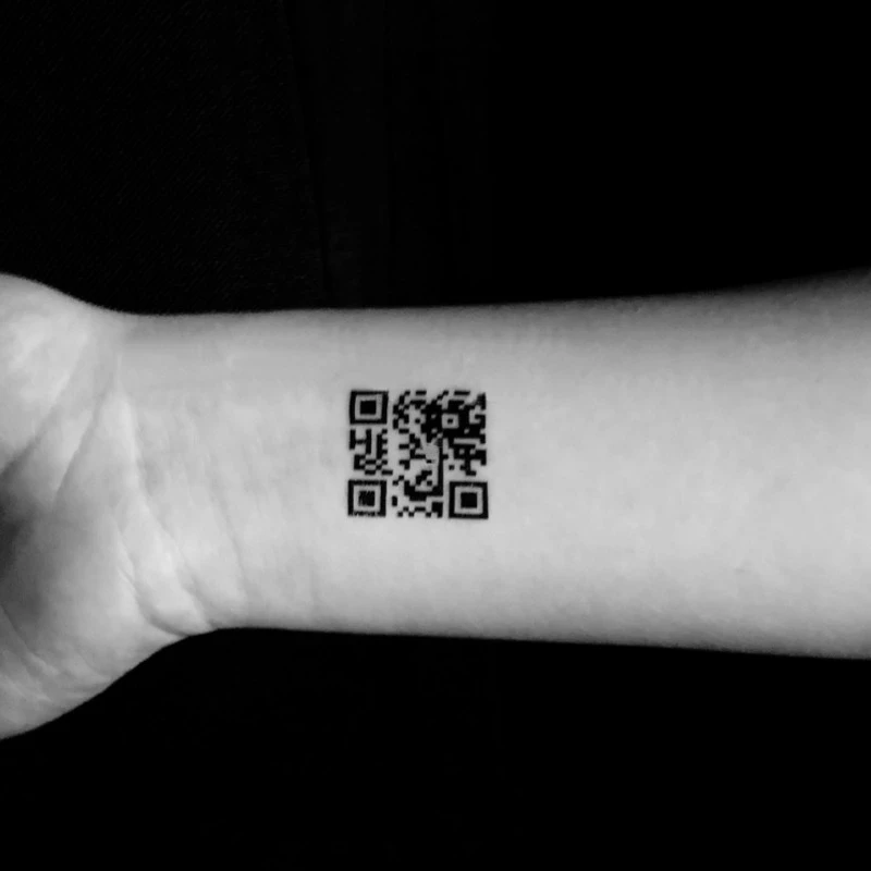 Confession tattoo stickers