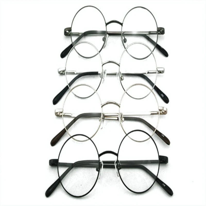 Retro round frame with spring fashion glasses