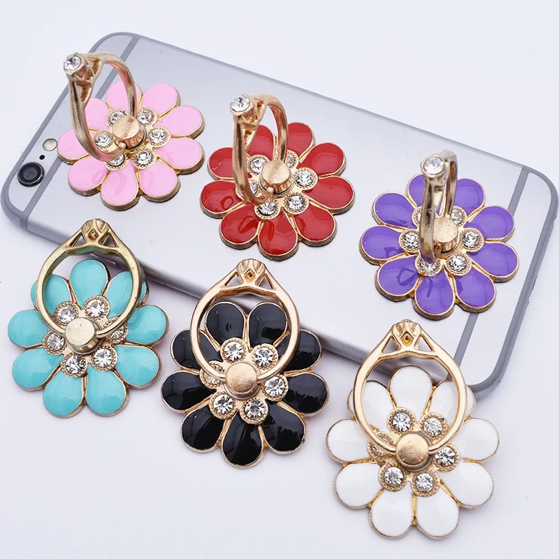 Flower phone holder