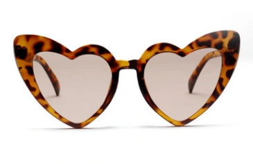 peach heart sunglasses