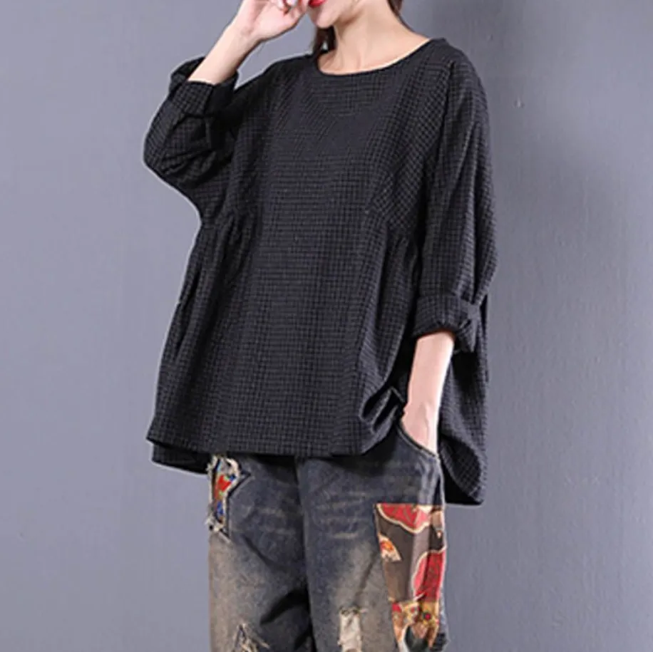 Women's plaid top