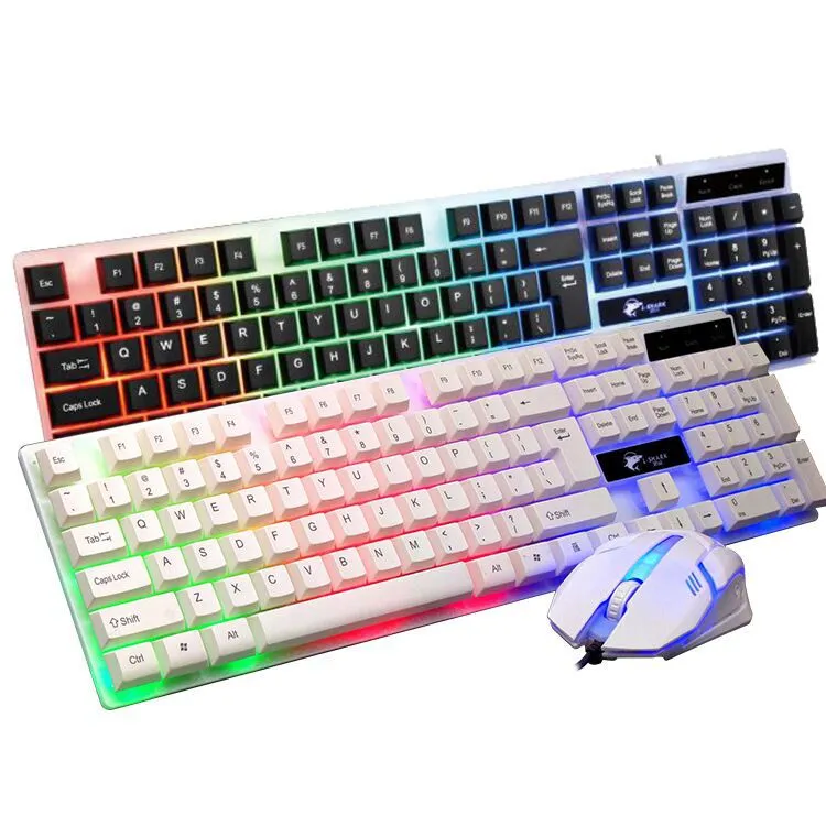 T350 wired luminous keyboard and mouse