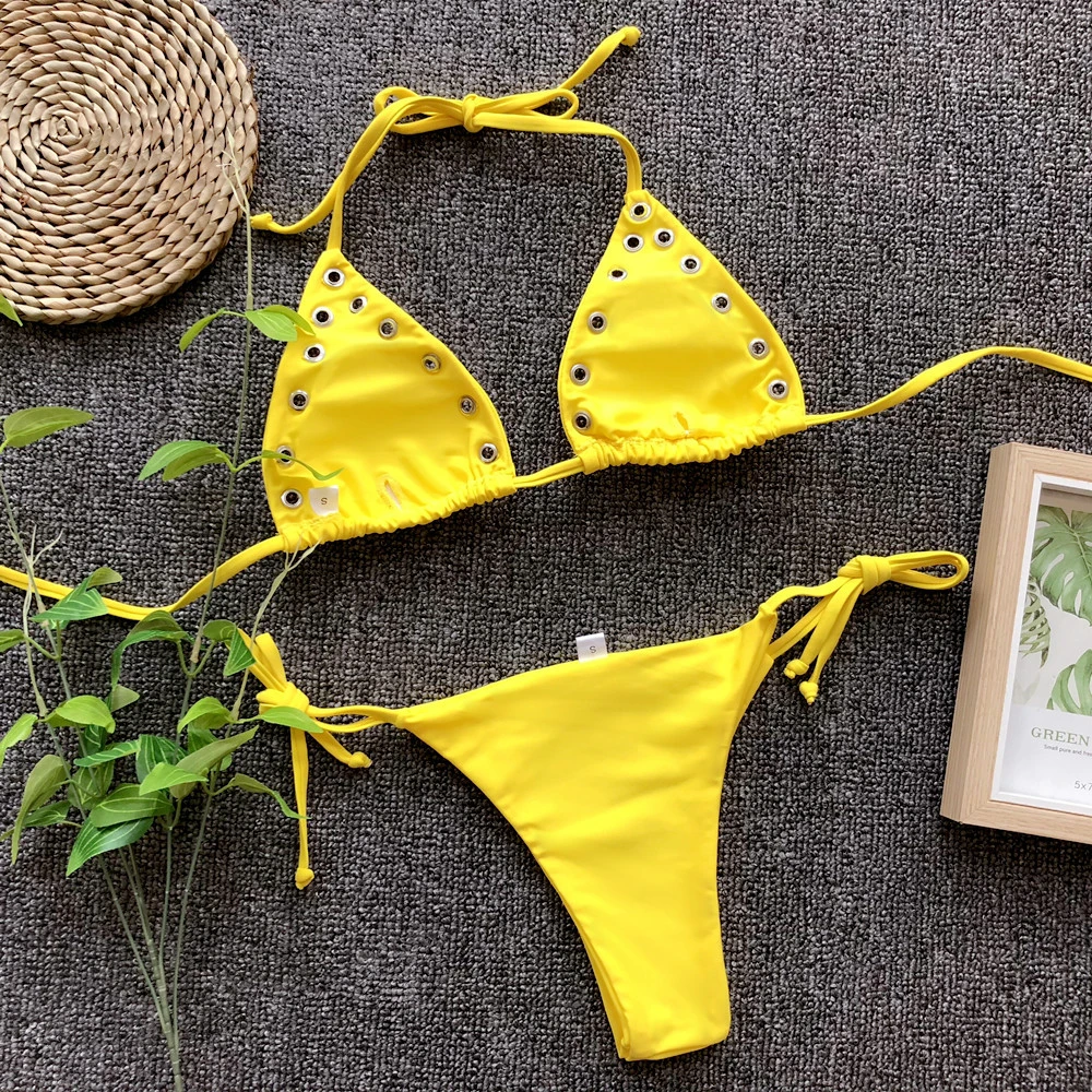 Five-eyed ladies swimsuit