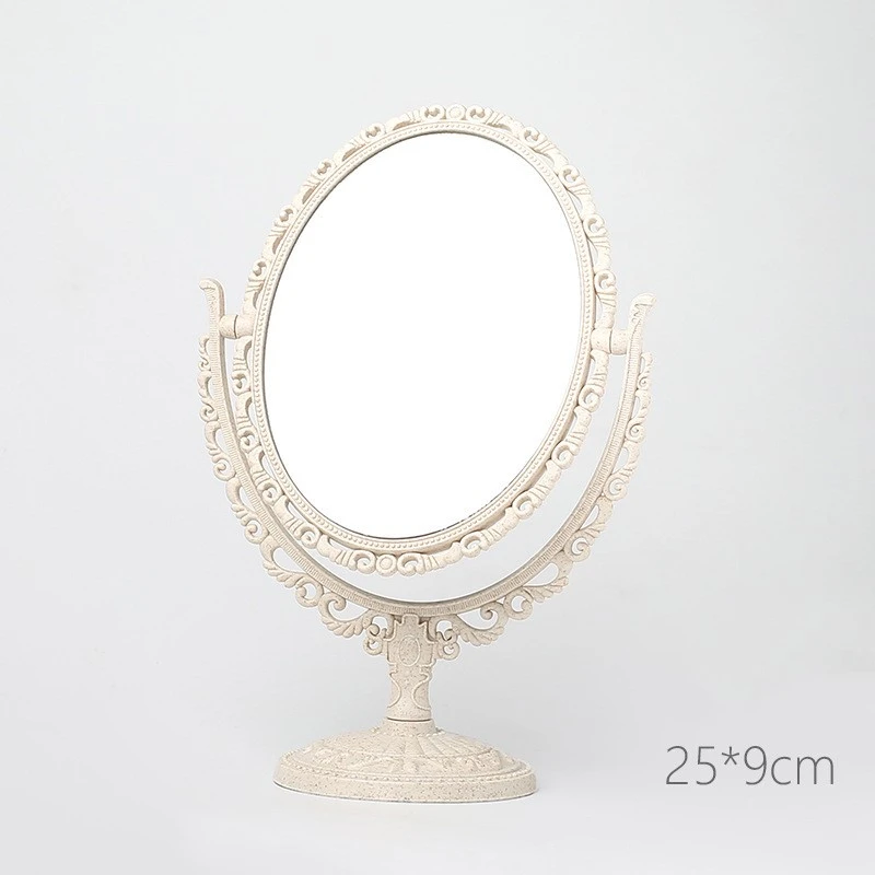 Double-sided makeup mirror