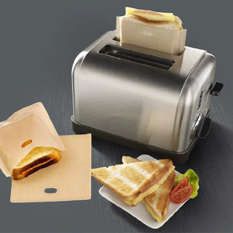 High temperature Teflon toast bag non-stick microwave bag barbecue bag non-stick leak-proof bag Teflon high temperature cloth