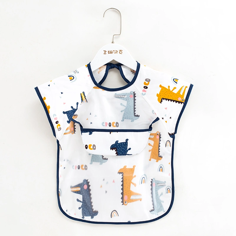 Baby gowns for children to eat waterproof