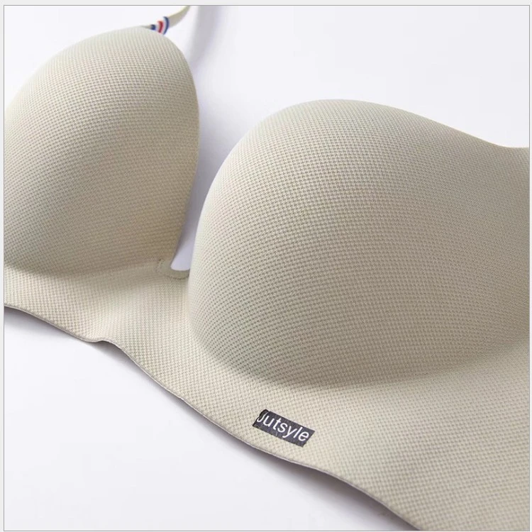 French simple British ice silk bra