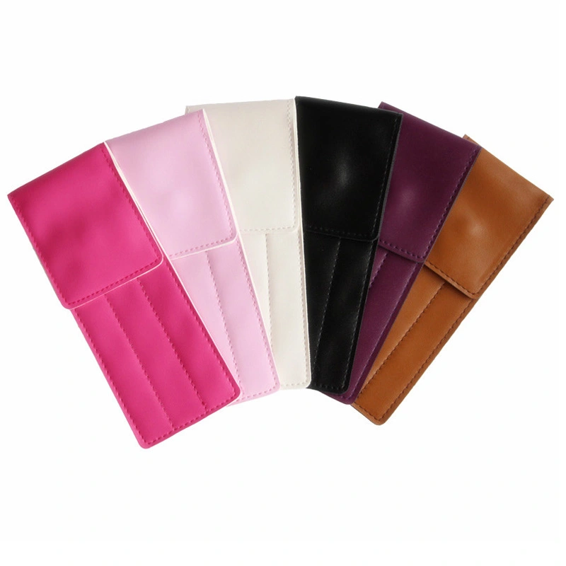 Eyelash extension protector storage leather case