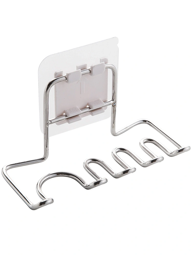 Stainless steel sucker toothpaste rack
