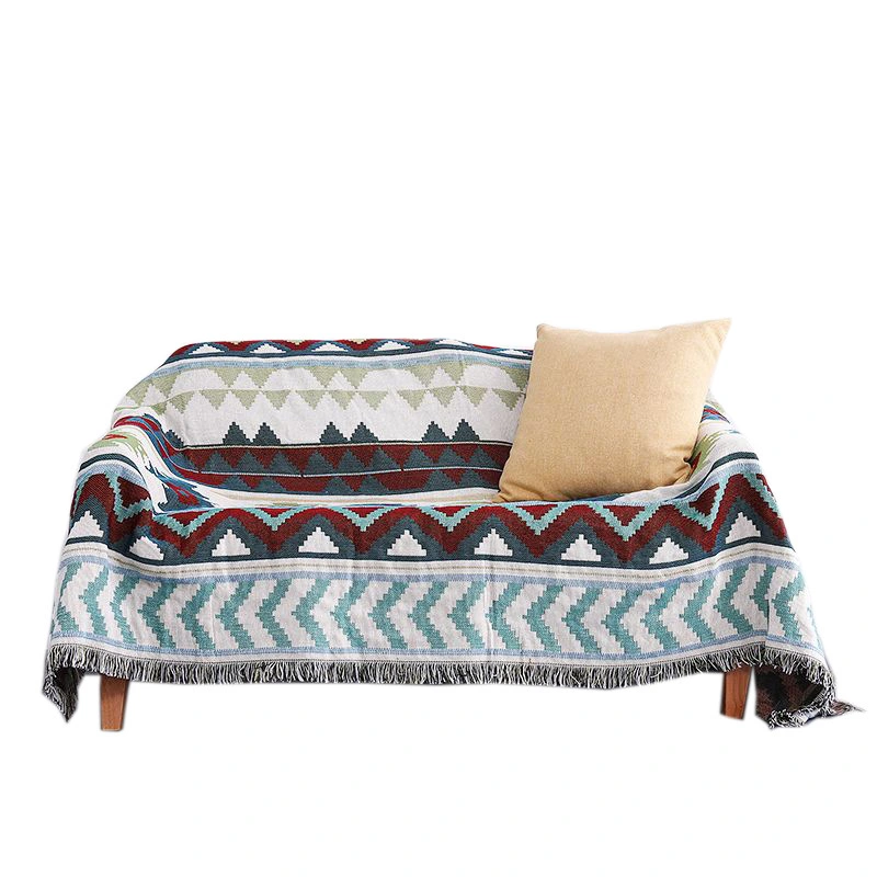 Knitted thread blanket sofa cover