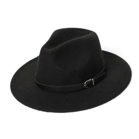 Faux wool top hat