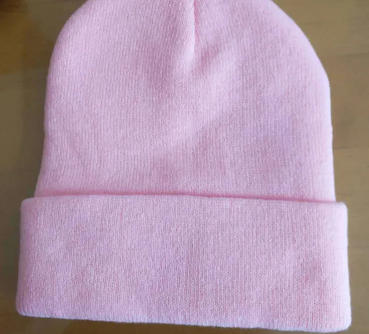 Lightning embroidery beanie