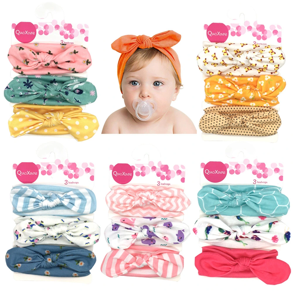 Children bow hair band set