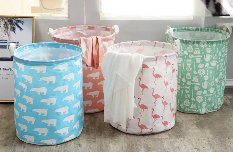 Dirty clothes storage bucket