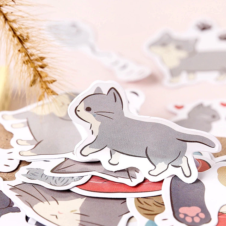 Candy Poetry Cat Diary And Paper Stickers