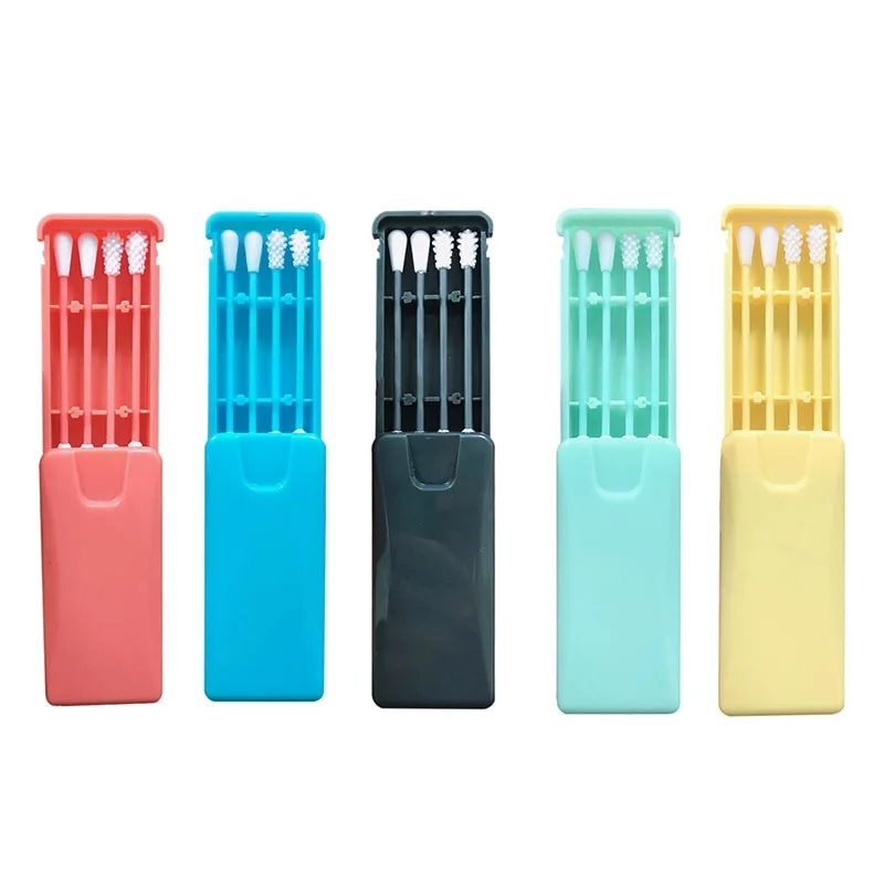 Silicone cotton swab set