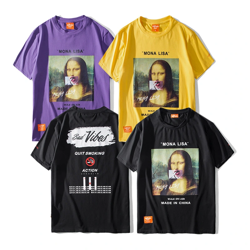 Spoof oil painting t-shirt