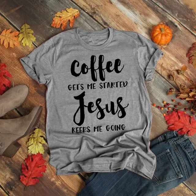 Letter short sleeve T-shirt