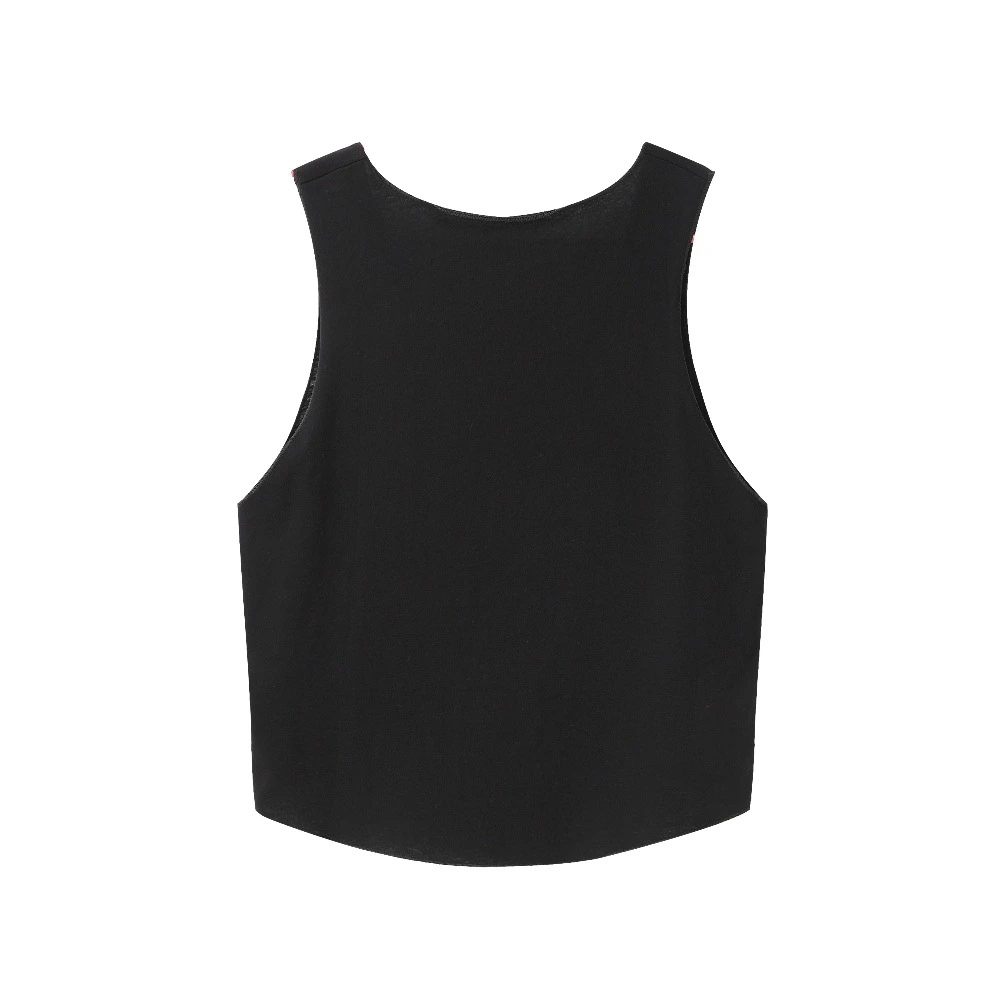 Irregular letter vest