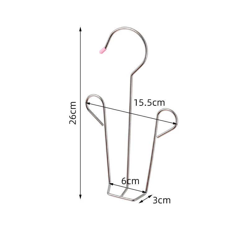 Stainless steel shoe drying artifact shoe rack