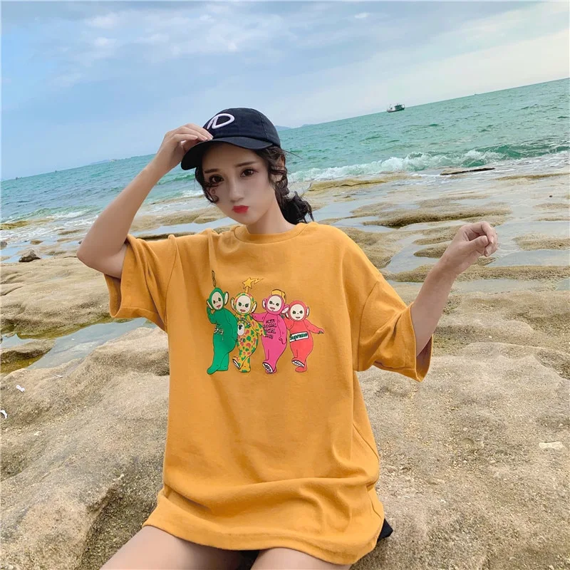 Antenna baby printed short sleeve bottoming shirt