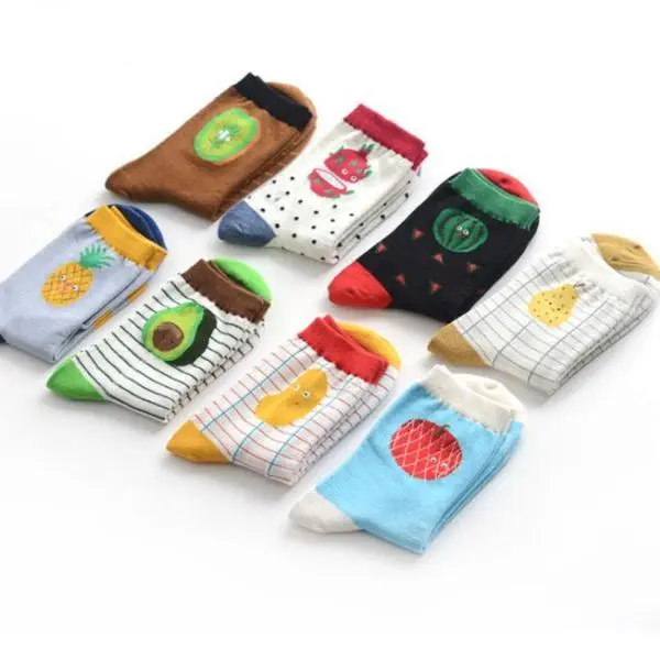 One Pair Fruity Socks