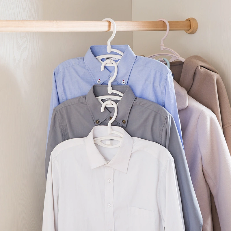 Multi-purpose Plain And Seamless Hanger Plastic Non-slip Clothes Rack