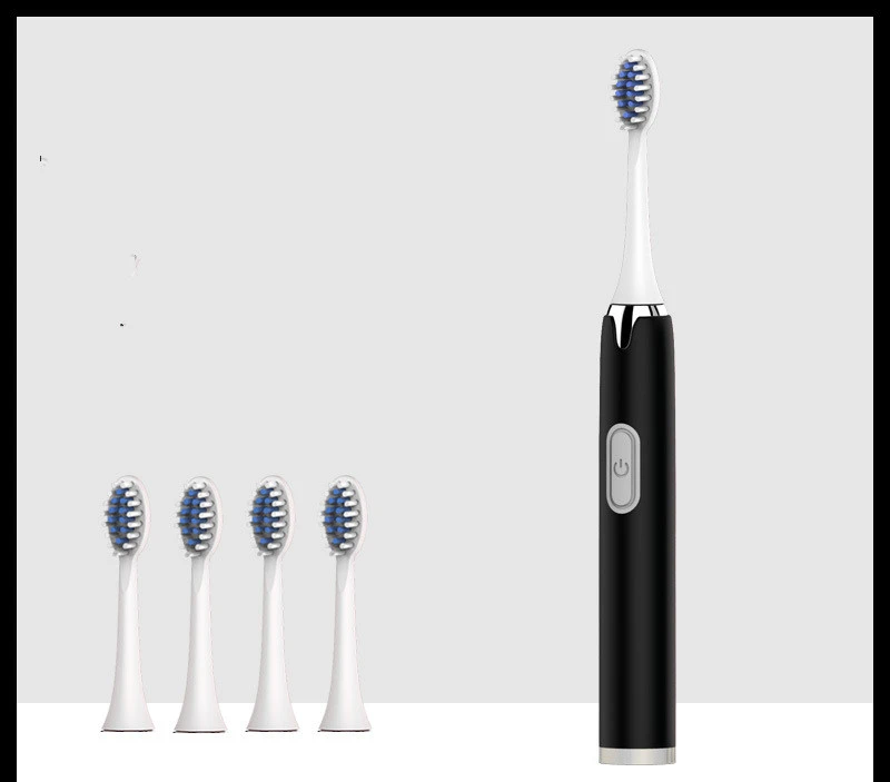 Toothbrush Factory Direct Supply Household Adult Wholesale Non-Rechargeable Waterproof Small Gift Vibrating Soft Electric Toothbrush