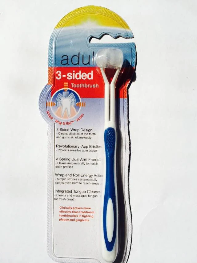 Three-Sided Toothbrush, Three-Dimensional Toothbrush